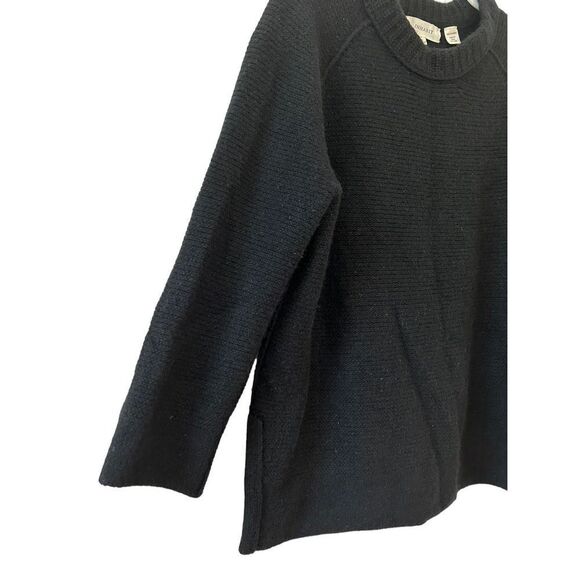 Inhabit Knitted Pullover 100% Cashmere Sweater Women's Black Size Medium - Picture 2 of 5